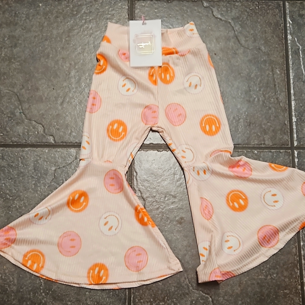 Smiley bell bottoms
